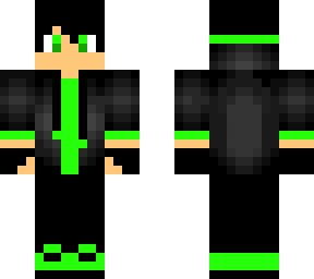 black and green hoodie