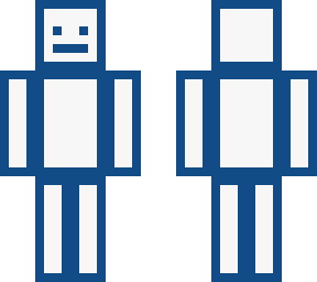 blue outline