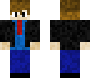 blue suit with black jacket