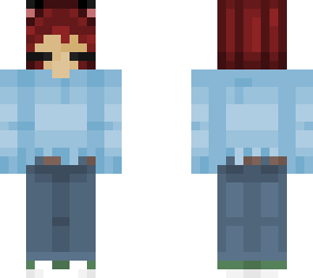 blue sweater because tommyinnit