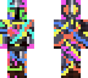 colourful mandalorian