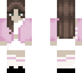 cute and pink and white brunnetetteetetet girl