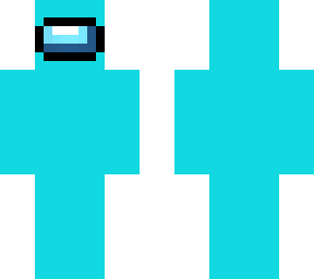 cyan among us crewmate