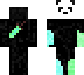 diamond and green panda