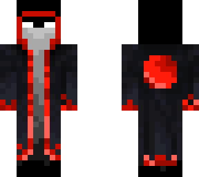 dip to white/fade to black with red cloak