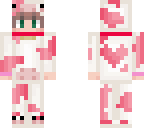 disney in a strawberry cow onesie