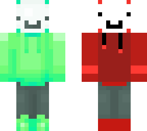 double side red green