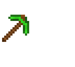 emerald pickaxe