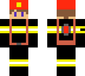 fire man (blue eyes)