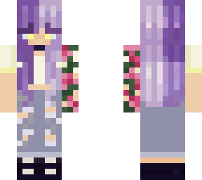 girl with flowers