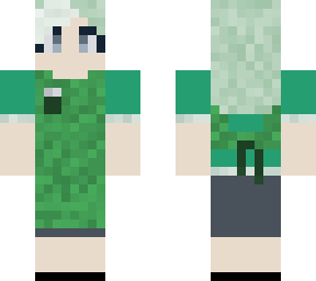 green apron woman