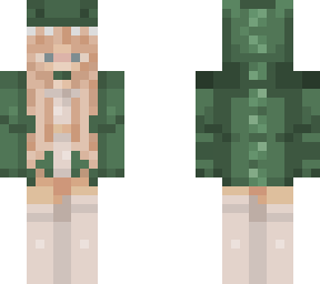 green dino girl