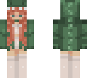 green dino girl
