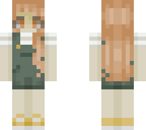 green overalls girl