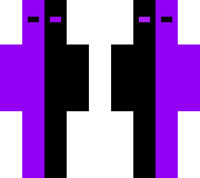 half enderman | Minecraft Skin