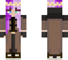improved girl pogtopia wilbur coat purple hair
