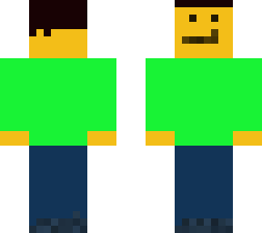 man in green shirt