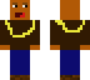 man with chain and headphones