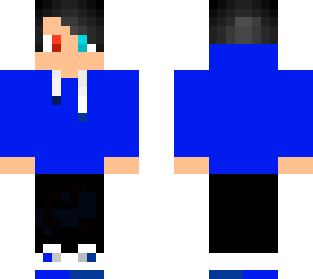 player (blue shirt)