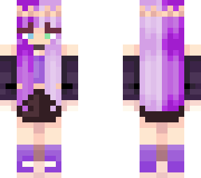 purple half n half w crown