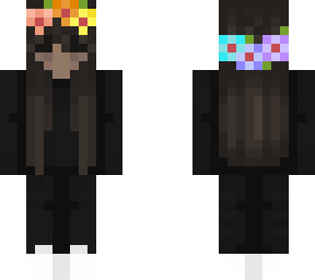 rainbow flower crown egirl