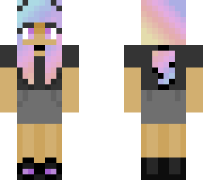 rainbow haired girl (fixed)