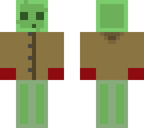slime wearing a coat