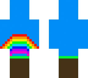 a rainbow on the sky...