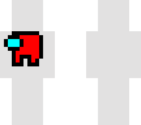 among us red (without shading)