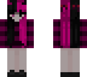 black and pink