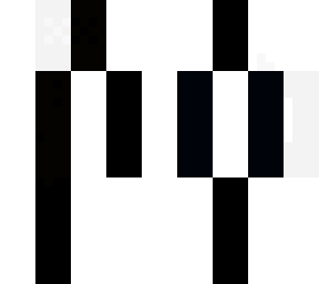 black and white
