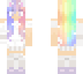 cat rainbow hair