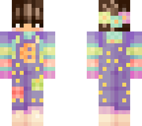 cheese’s skin with overalls