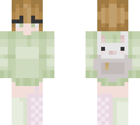 cottage core bunny - short hair version
