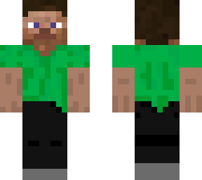 custom green steve
