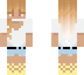 girl dressed in ripped jean shorts and cute t-shirt