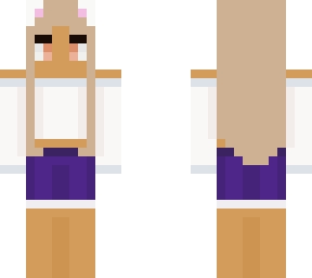 girl with cat ears