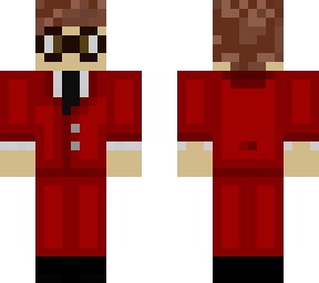 glasses n red suit