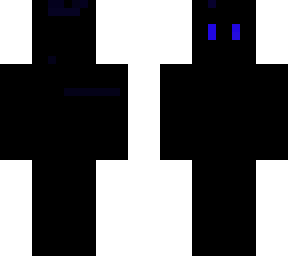 glowing blue eyes of the empty void