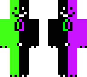 green & purple