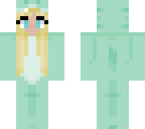 green dino girl