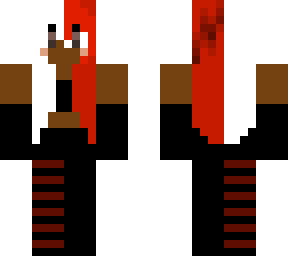 half white and red