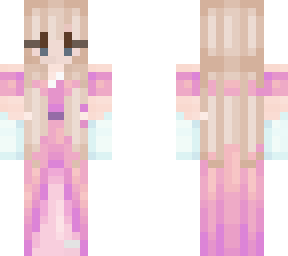 long pink dress