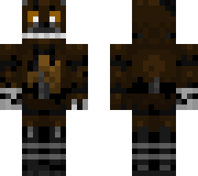 nightmare freddy but with nightmare foxys withering