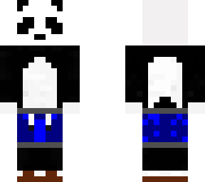 panda summer in blue