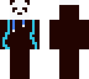 panda with a hoodie
