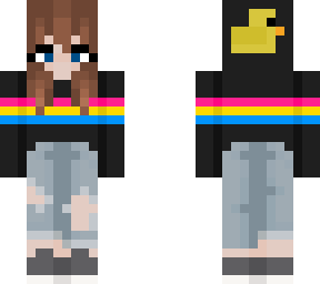 pan***ual pride with duck on the back of the hoodie