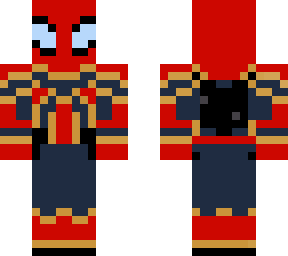 peter parker with ironspider on top