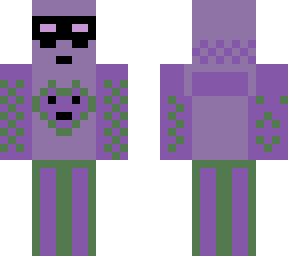 purple green guy