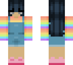 rainbow (black hair, girl)